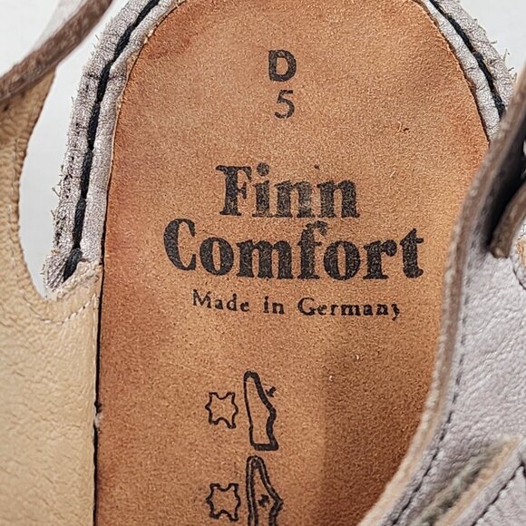 FINN COMFORT Santorin Slingback Wedge Sandals - Picture 5 of 7